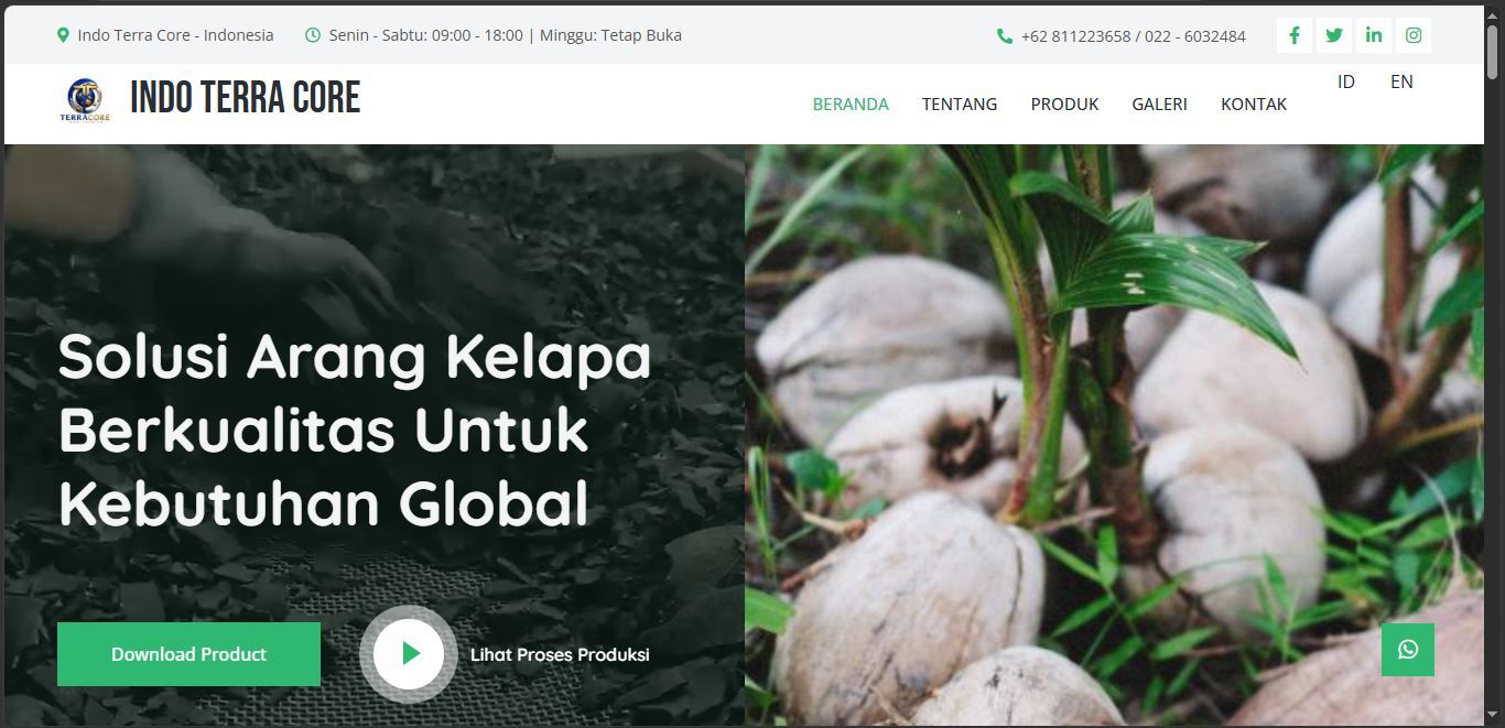 Web Indo Terra Core